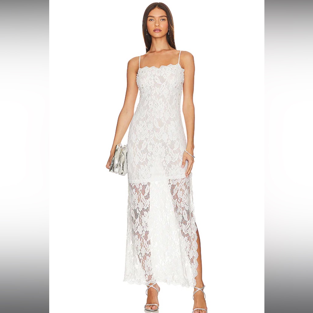 Hemant And Nandita Lace Midi Dress